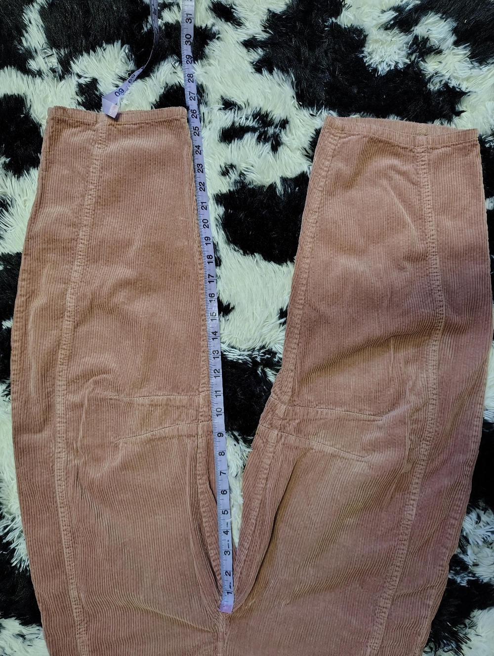 FREE PEOPLE $202 GOOD LUCK CORD BARREL JEANS - Picture 2 of 6